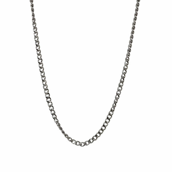URBAN CURB - 6mm Chain Pure Stainless Steel 24inch for Men & Boys