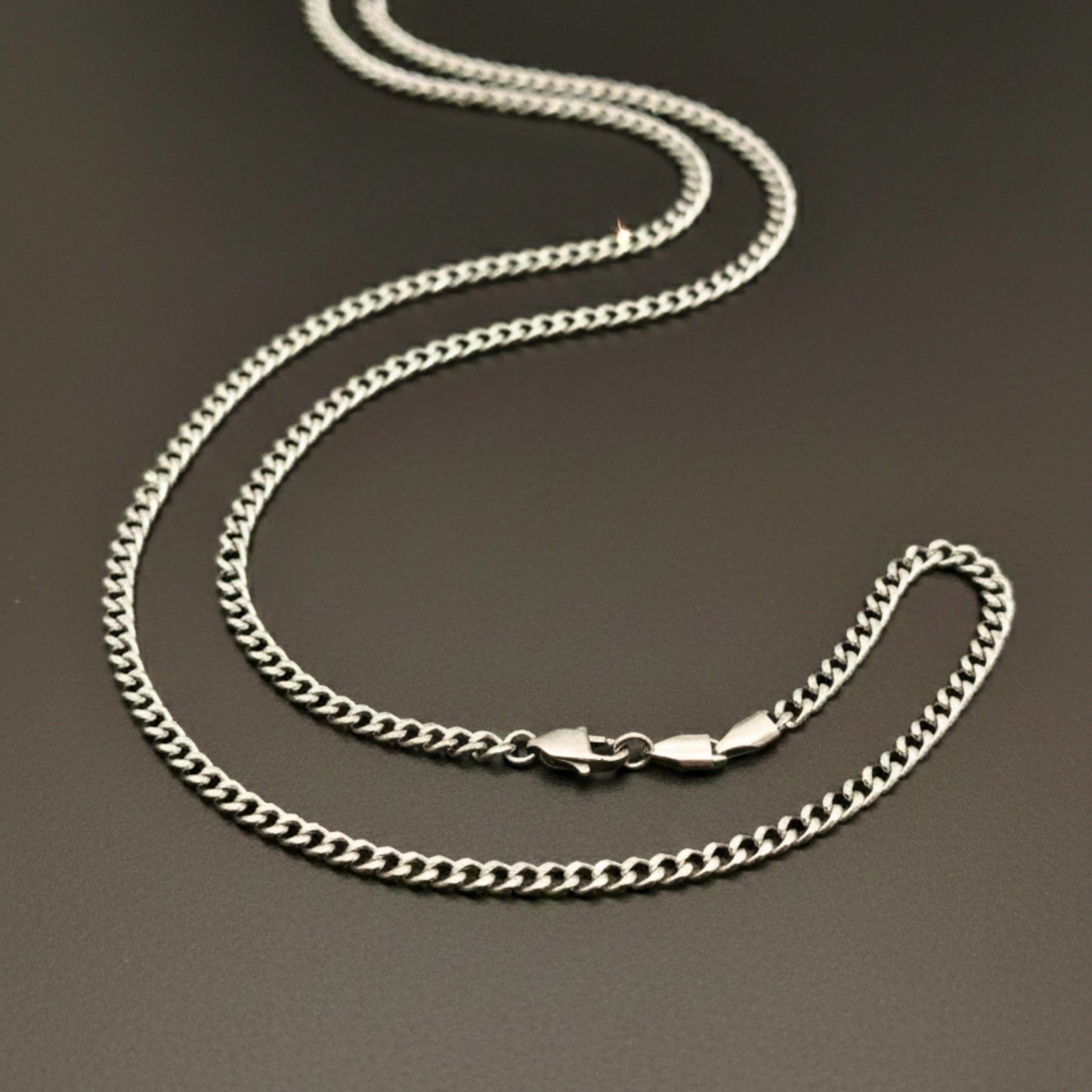 URBAN CURB - 6mm Chain Pure Stainless Steel 24inch for Men & Boys - THE MEN THING