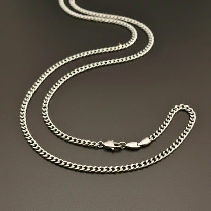 URBAN CURB - 6mm Chain Pure Stainless Steel 24inch for Men & Boys - THE MEN THING