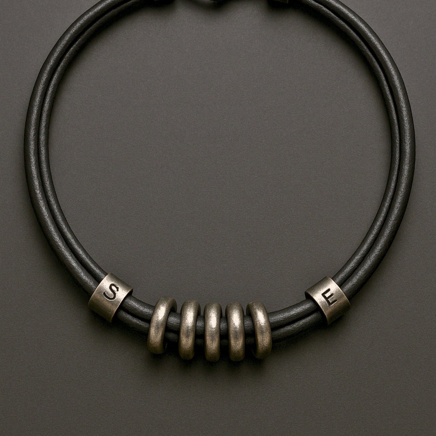 URBAN FORGE - Titanium Steel Pendant with Rope Chain, for Men & Boys (17inch) - THE MEN THING