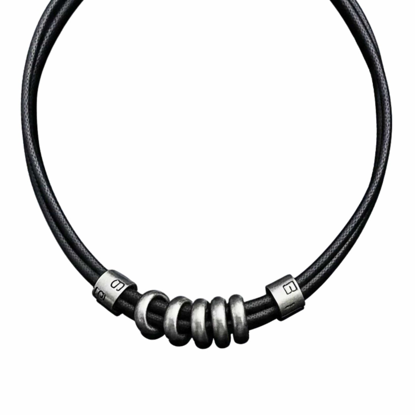 URBAN FORGE - Titanium Steel Pendant with Rope Chain, for Men & Boys (17inch) - THE MEN THING
