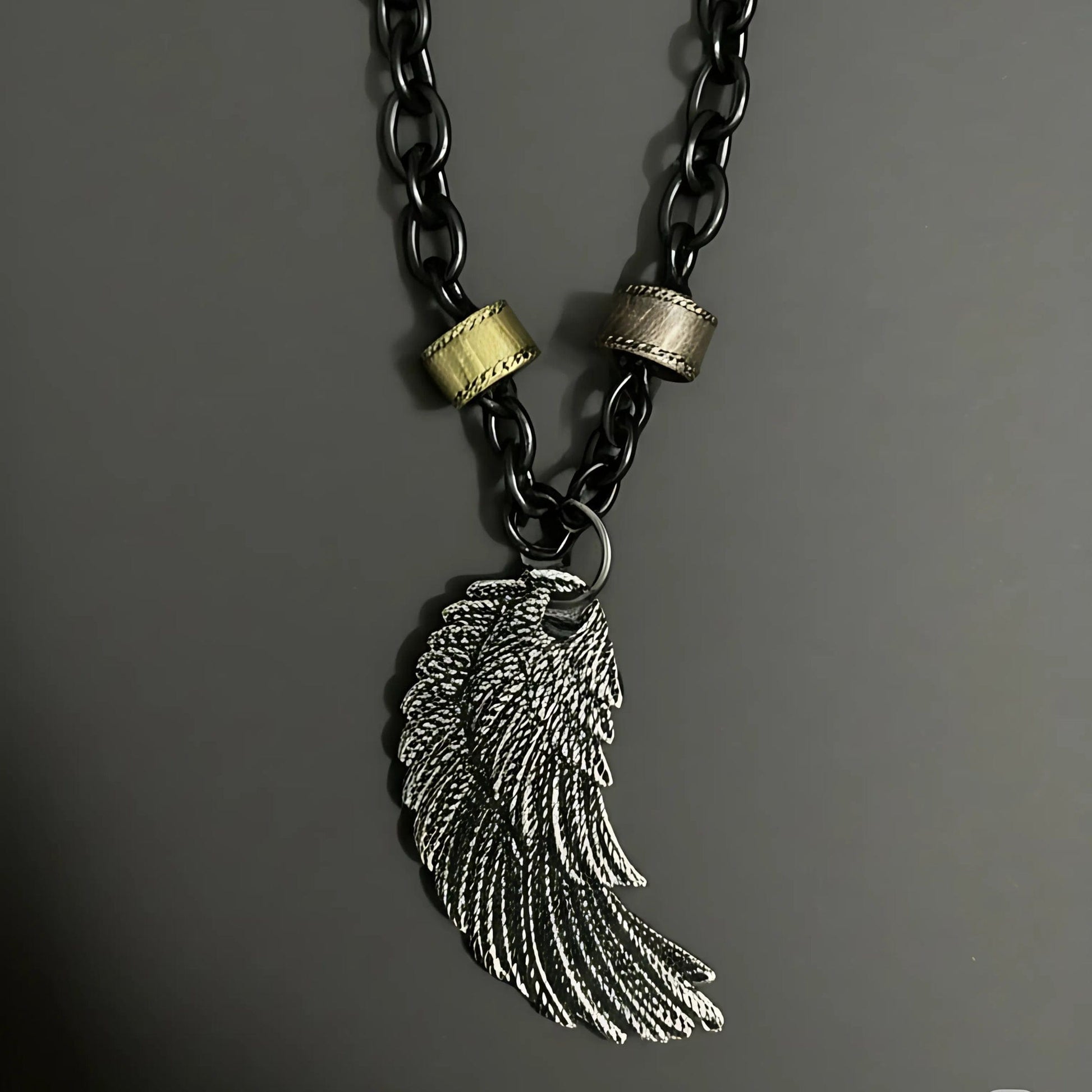 VALKYRIE WING - Pure Titanium Steel Pendant with 27inch Chain for Men & Boys - THE MEN THING