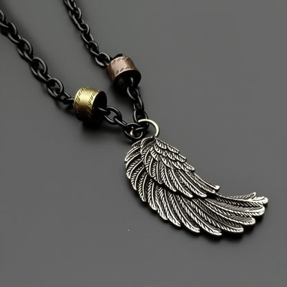 VALKYRIE WING - Pure Titanium Steel Pendant with 27inch Chain for Men & Boys - THE MEN THING