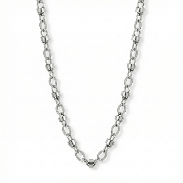 VALTRIC - 6.5mm Chain Pure Stainless Steel 23inch for Men & Boys