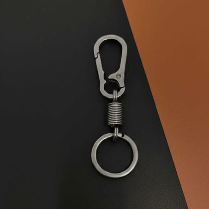 VANTOR - MATTE GREY - Stainless Steel Keychain for Men & Boy — KeyChains for Men | THE MEN THING