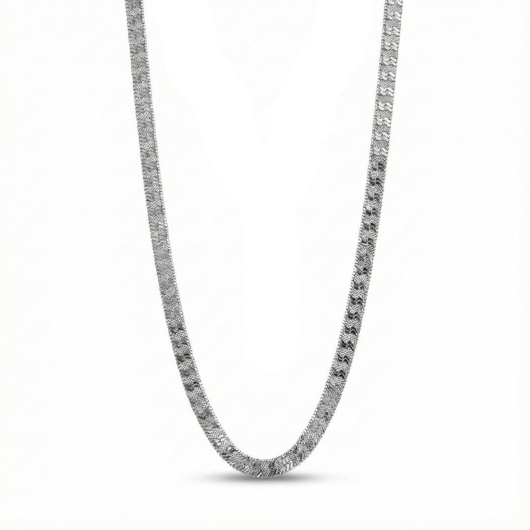 VELAR TWIST - 4mm Chain Pure Stainless Steel 21inch for Men & Boys - THE MEN THING