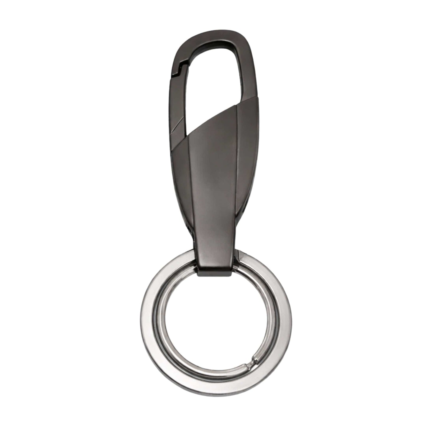 VELOX LOOP - MATTE GREY - Stainless Steel Keychain for Men & Boy - THE MEN THING