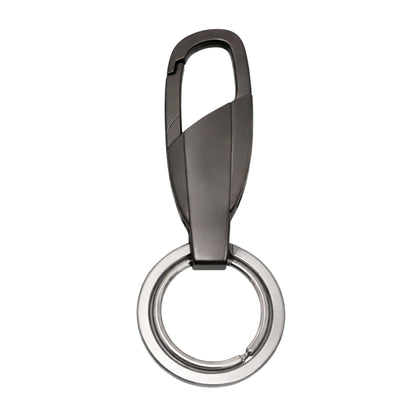 VELOX LOOP - MATTE GREY - Stainless Steel Keychain for Men & Boy - THE MEN THING
