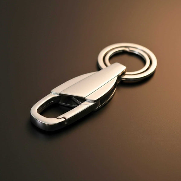 VELOX LOOP - STEEL - Stainless Steel Keychain for Men & Boy