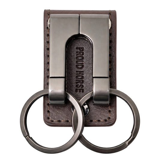 VELRON - GUNMETAL GREY - Stainless Steel Keychain for Men & Boy - THE MEN THING