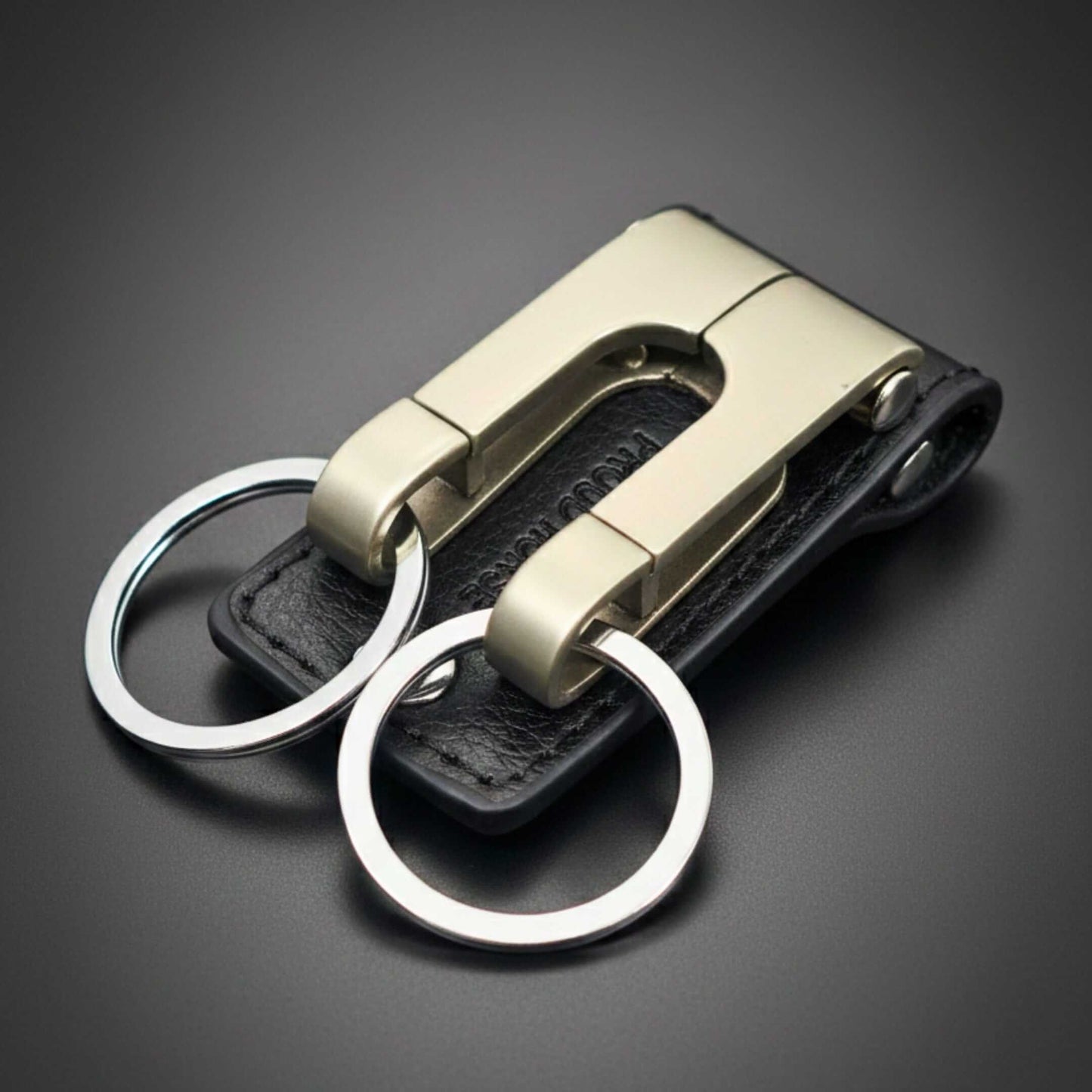 VELRON - MATTE GREY - Stainless Steel Keychain for Men & Boy — KeyChains for Men | THE MEN THING