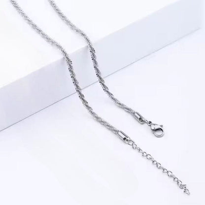 VELTRIX - 3mm Chain Pure Stainless Steel 21inch for Men & Boys - THE MEN THING