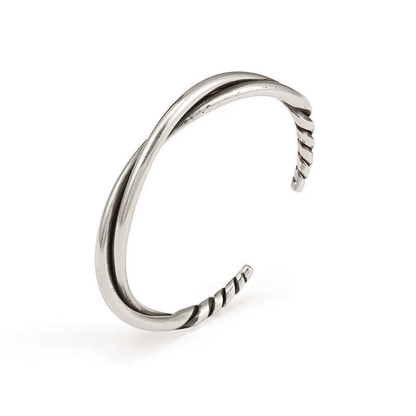 VERVE TWISTED - - "6"mm Pure Adjustable Alloy Bracelet for Men & Boys - THE MEN THING