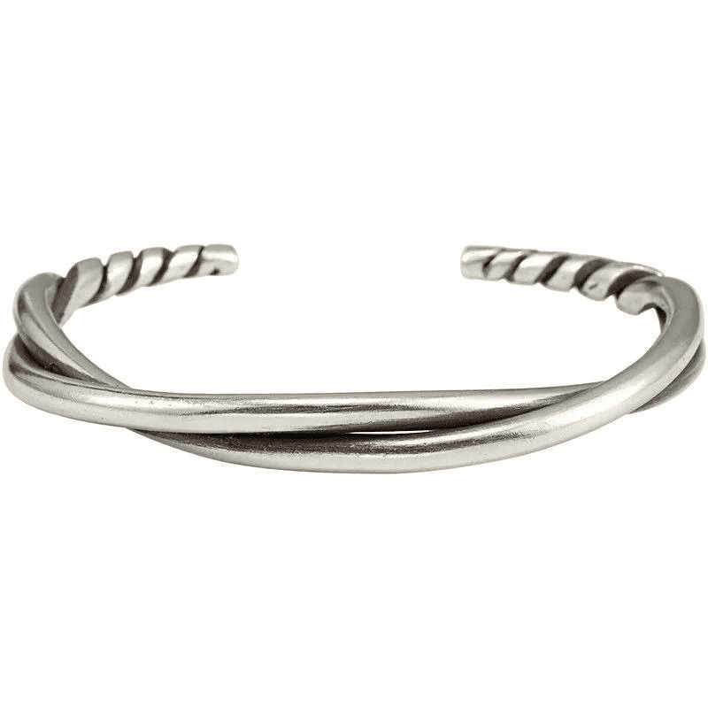 VERVE TWISTED - - "6"mm Pure Adjustable Alloy Bracelet for Men & Boys - THE MEN THING