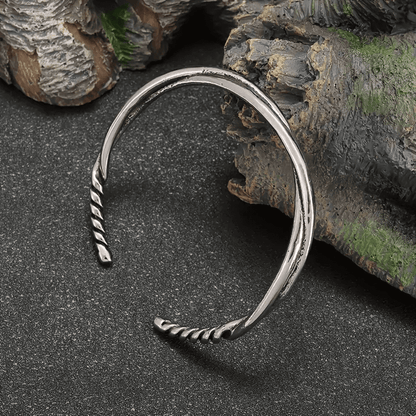 VERVE TWISTED - - "6"mm Pure Adjustable Alloy Bracelet for Men & Boys - THE MEN THING