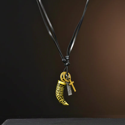 VINTAGE CLAW – 1.5-Inch Pure Stainless Steel Pendant with  Adjustable Leather Rope for Men & Boys - THE MEN THING