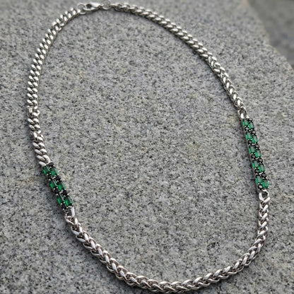 VIREXO- 6mm Chain Pure Stainless Steel 17inch for Men & Boys — SS Pendant/ Necklace for Men | THE MEN THING