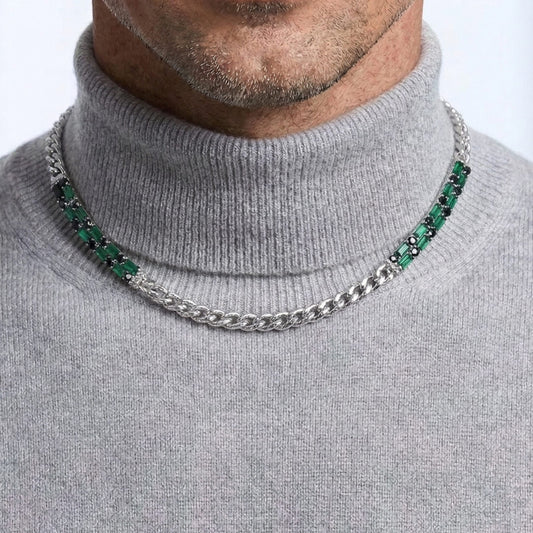 VIREXO- 6mm Chain Pure Stainless Steel 17inch for Men & Boys - THE MEN THING