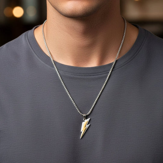 VOLTSTRIKE GOLD  - Pure Stainless Steel 24inch Chain for Men, European trending Style for Men & Boy - THE MEN THING