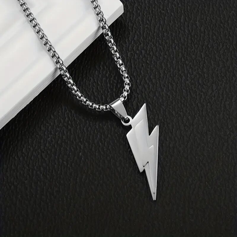 VOLTSTRIKE SILVER - Pure Stainless Steel 24inch Chain for Men, European trending Style for Men & Boy - THE MEN THING