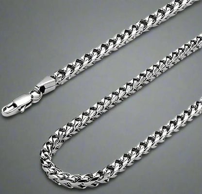 WHEAT CHAIN - 4mm Pure Stainless Steel Chain, 24inch for Men & Boys — Chain for Men | THE MEN THING