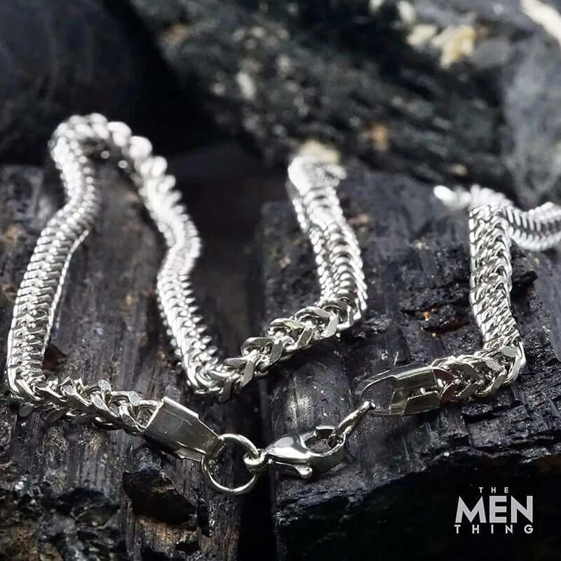 WHEAT CHAIN - 4mm Pure Stainless Steel Chain, 24inch for Men & Boys — Chain for Men | THE MEN THING
