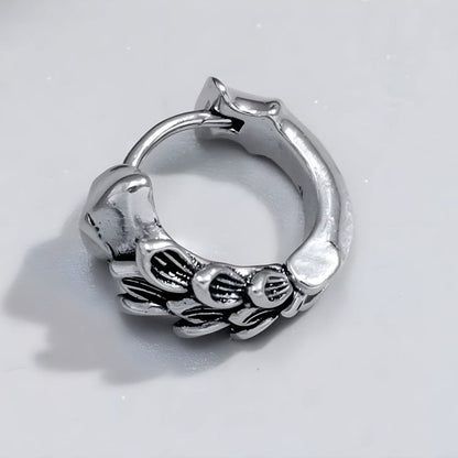 WRAITHLEAF - 10mm Titanium Steel Hoop Earrings for Men & Boys (2pcs) - THE MEN THING