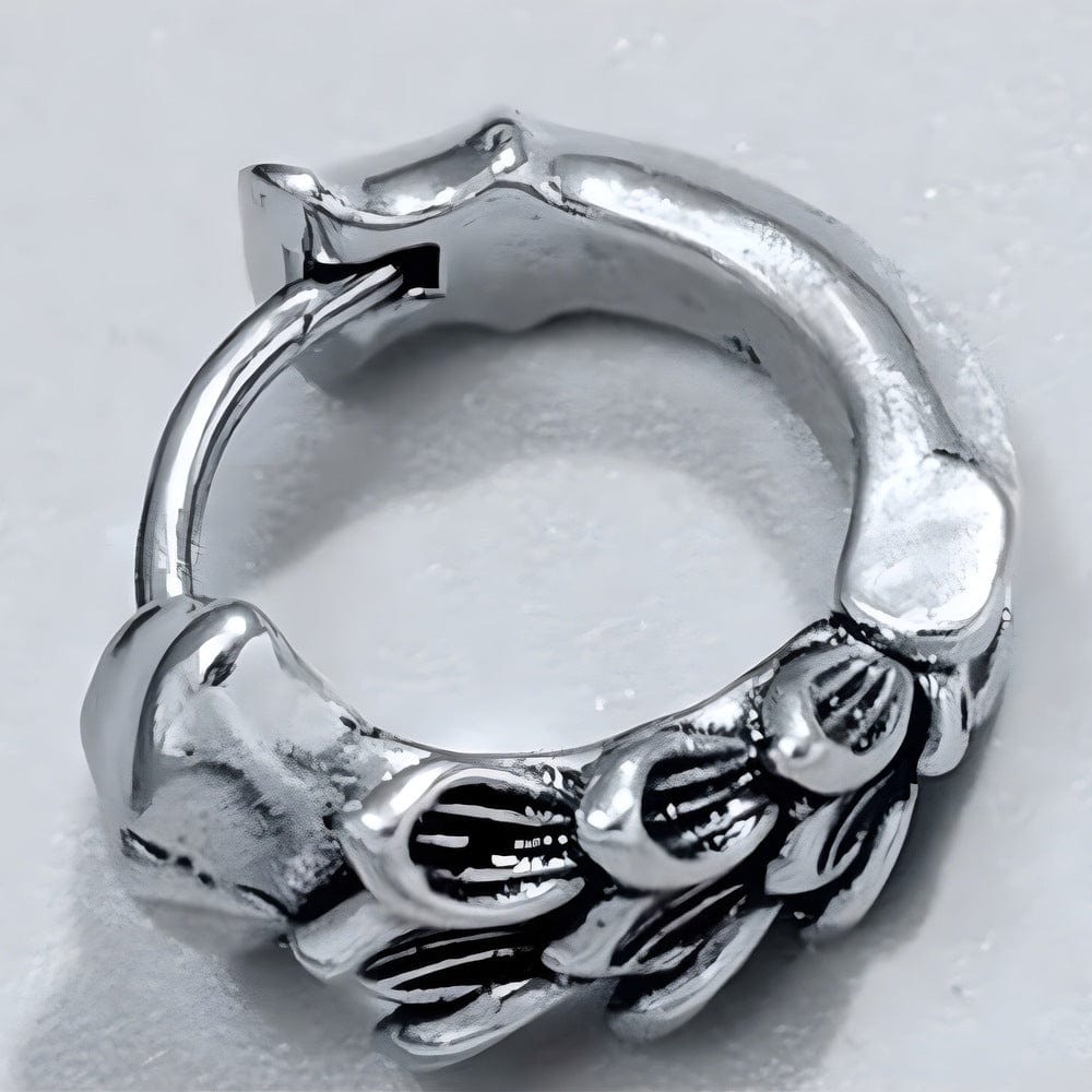 WRAITHLEAF - 10mm Titanium Steel Hoop Earrings for Men & Boys (2pcs) - THE MEN THING
