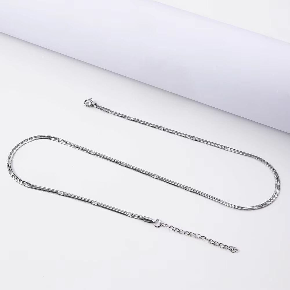 ZERITH - 3mm Chain Pure Stainless Steel 19inch for Men & Boys - THE MEN THING