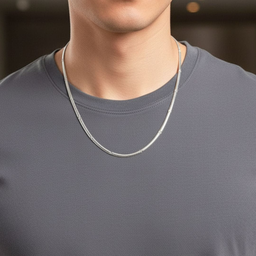ZERITH - 3mm Chain Pure Stainless Steel 19inch for Men & Boys - THE MEN THING