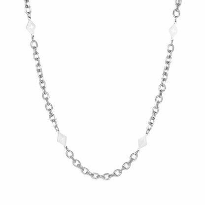 ZORVEX - 10mm Titanium Steel Pendant with 21 to 23inch Adjustable Chain for Men & Boys - THE MEN THING