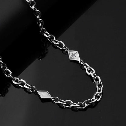 ZORVEX - 10mm Titanium Steel Pendant with 21 to 23inch Adjustable Chain for Men & Boys - THE MEN THING