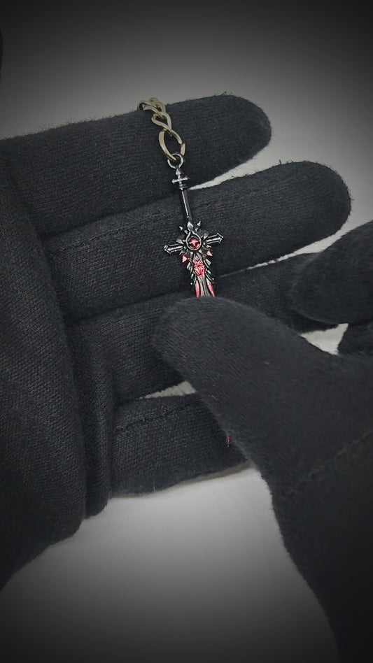 PERIPHERAL SWORD - Genshin Impact Anime Keychain | Game Xiao Cosplay Alloy Weapon Keychain for Men & Boy