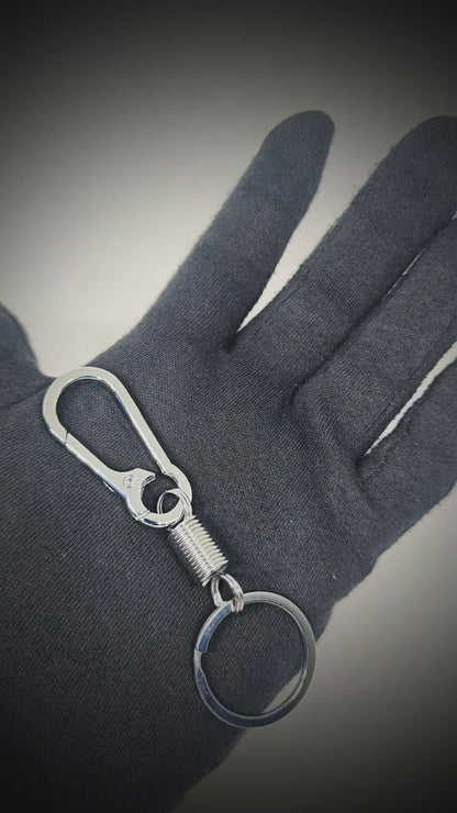IRON LOOP STEEL - Stainless Steel Keychain for Men & Boy