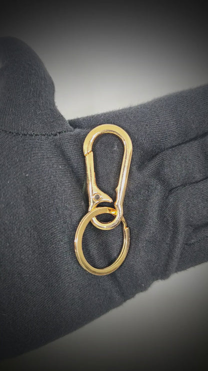 STEELNEX GOLD - Stainless Steel Keychain for Men & Boy