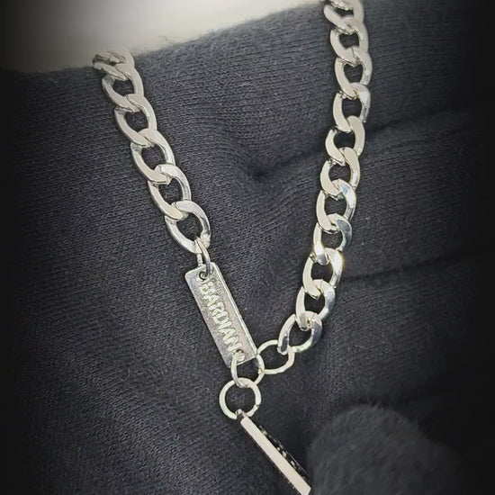 ARC LUCK - 16mm Titanium Steel Pendant with 20 to 22inch Adjustable Chain for Men & Boys — SS Pendant/ Necklace for Men | THE MEN THING