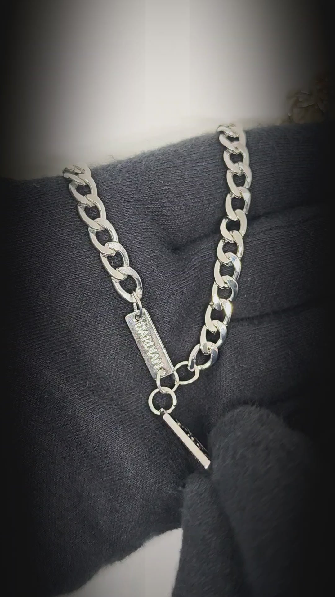 ARC LUCK - 16mm Titanium Steel Pendant with 20 to 22inch Adjustable Chain for Men & Boys — SS Pendant/ Necklace for Men | THE MEN THING