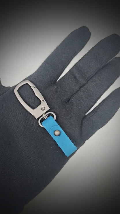 FORGECLIP BLUE - Stainless Steel Keychain for Men & Boy