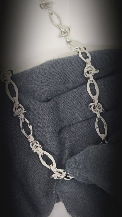 OVAL LINK - 8mm Pure Stainless Steel Curb 18 inch Chain for Men & Boys