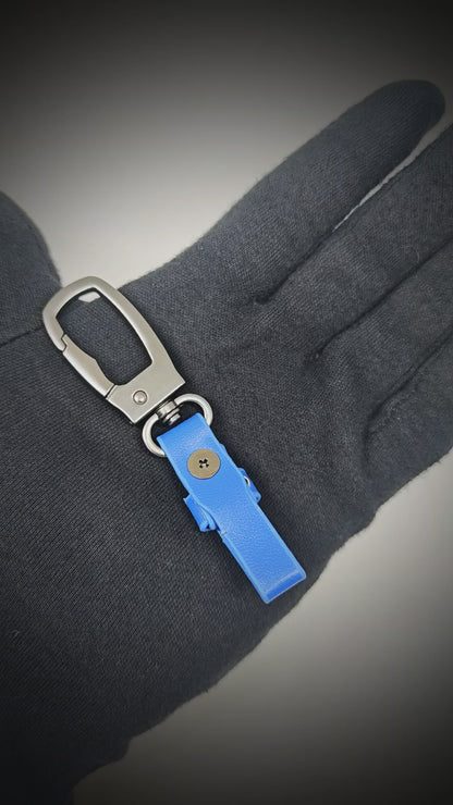 URBAN AXIS BLUE - Stainless Steel Keychain for Men & Boy