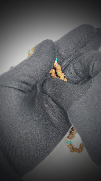 COASTAL SOUL - 8 mm Beaded Necklace for Men and Boys (18 inches with adjustable cable chain)