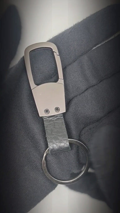 RUGGEDCORE BLACK - Stainless Steel Keychain for Men & Boy
