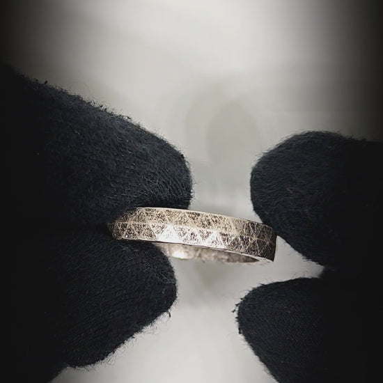 RUNEFORGE RAW - Oxidized Steel - Pure Stainless Steel Men’s Steel - Plated Ring (Size : 22-27) — Rings for Men | THE MEN THING