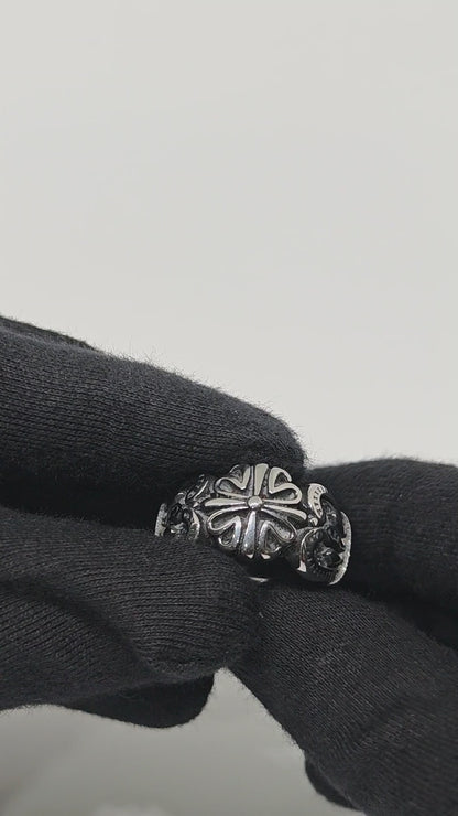 Royal Series - TRIBAL CROSS EMBLEM RING - Pure Stainless Steel Men’s Steel-Plated Ring – Statement Luxury Jewelry (Size :15-16-18-21-24-25-27-30-31)