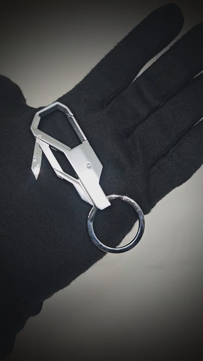 PHANTOM GRIP - STEEL - Stainless Steel Keychain for Men & Boy