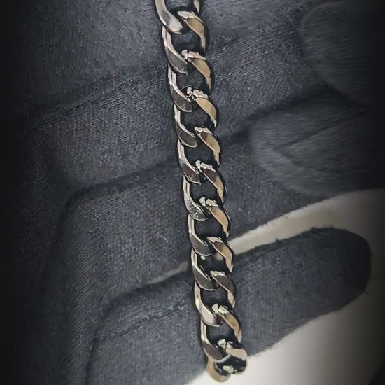 BLACK EMPEROR - 6mm Stainless Steel, 7.5inch Lobster Claw Clasp Bracelet for Men & Boys — Steel Bracelets for Men | THE MEN THING