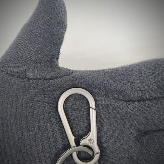 STEELNEX MATTE GUNMETAL - Stainless Steel Keychain for Men & Boy — KeyChains for Men | THE MEN THING