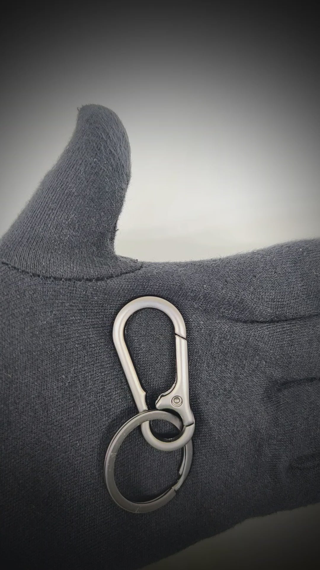 STEELNEX MATTE GUNMETAL - Stainless Steel Keychain for Men & Boy — KeyChains for Men | THE MEN THING