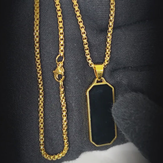 GOLDEN HAWK CREST - Pure Stainless Steel 24inch Round box Chain for Men, European trending Style for Men & Boy — SS Pendant/ Necklace for Men | THE MEN THING