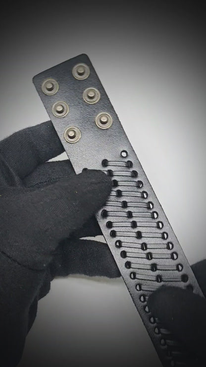 VIKING WEAVE - 35mm Genuine Leather Adjustable Bracelet for Men & Boys (8-8.5-9 inch)